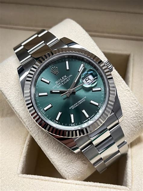 mint dial rolex|Rolex datejust 41 oyster.